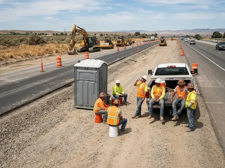 highway-road-construction-crew-007 — frequently asked questions, Porta Potty and Restroom Rentals in Wrens, GA